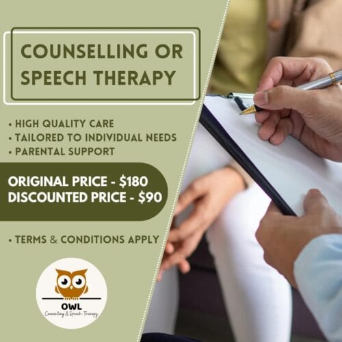 Owl Counselling & Speech Therapy 50% Off Voucher